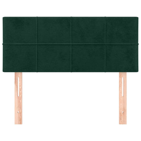Vidaxl hoofdbord 80x5x78 88 cm fluweel donkergroen