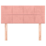 Vidaxl hoofdbord 80x5x78 88 cm fluweel roze