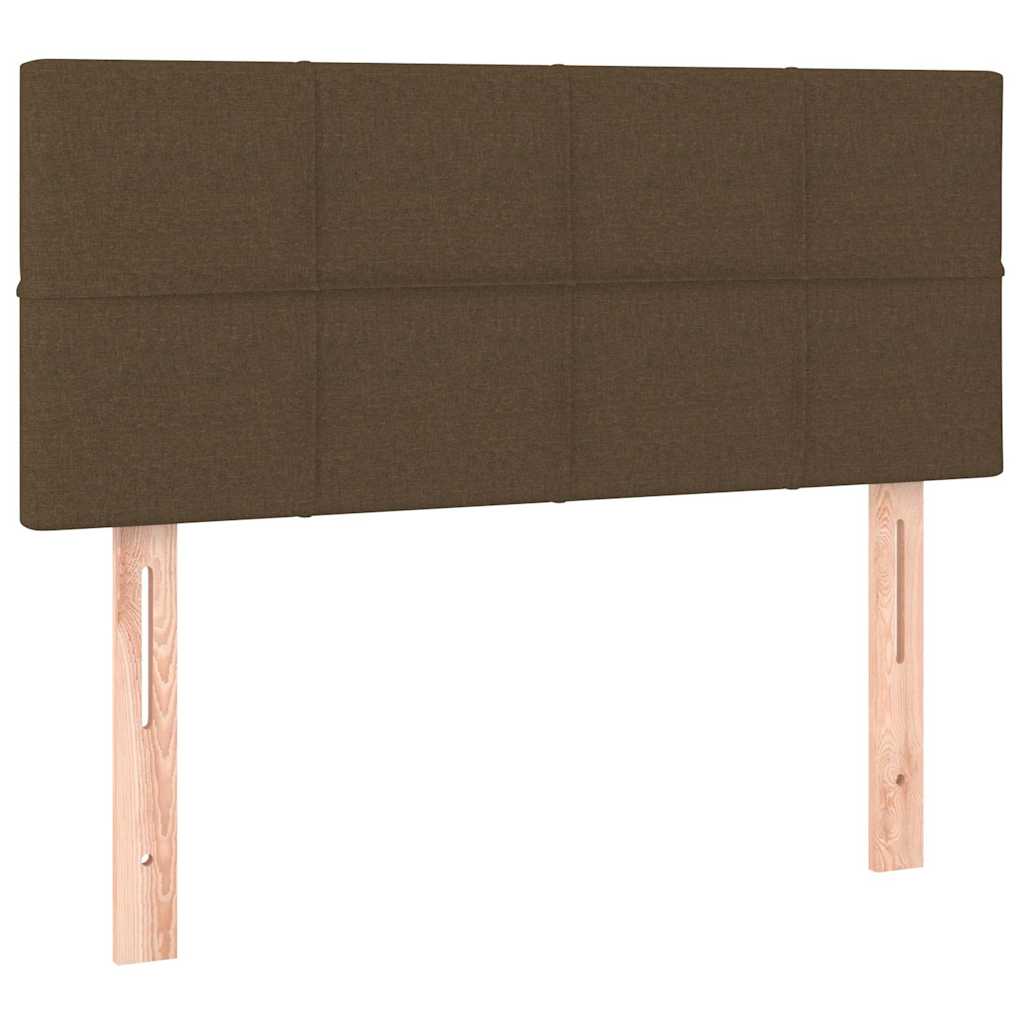 Vidaxl hoofdbord 90x5x78 88 cm stof donkerbruin