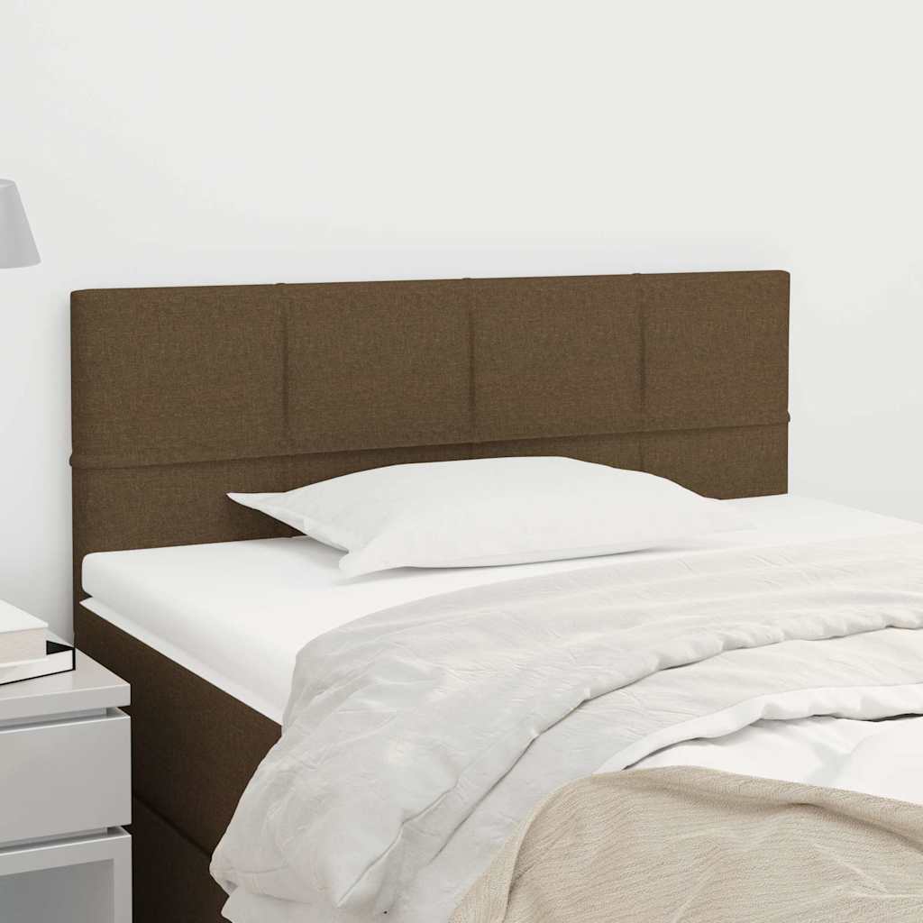 Vidaxl hoofdbord 90x5x78 88 cm stof donkerbruin
