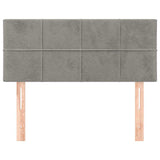 Vidaxl hoofdbord 90x5x78 88 cm fluweel lichtgrijs