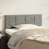 Vidaxl hoofdbord 90x5x78 88 cm fluweel lichtgrijs
