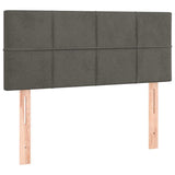 Vidaxl hoofdbord 90x5x78 88 cm fluweel donkergrijs