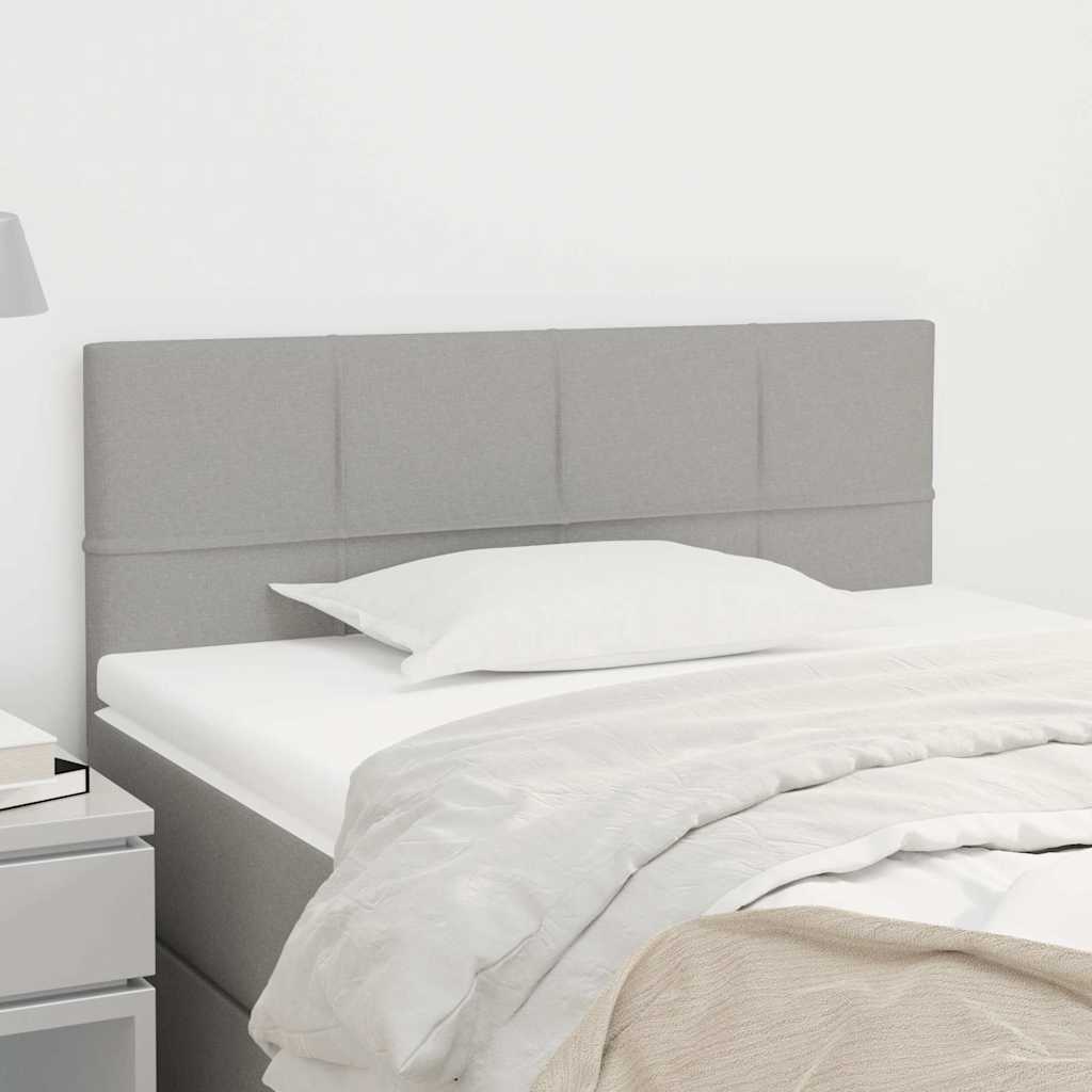 Vidaxl hoofdbord 100 x 5 x 78 88 cm stof lichtgrijs