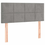 Vidaxl hoofdbord 100x5x78 88 cm fluweel lichtgrijs
