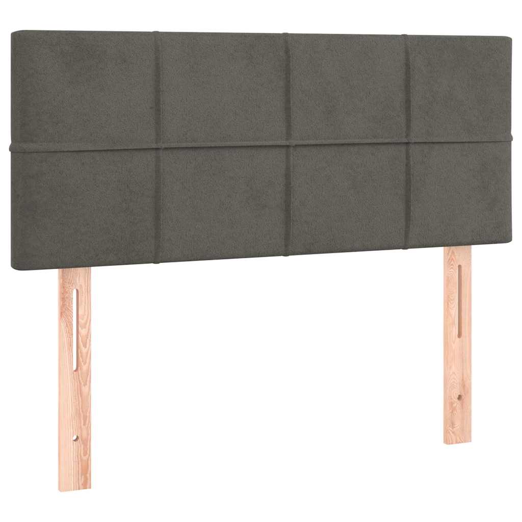 Vidaxl hoofdbord 100x5x78 88 cm fluweel donkergrijs