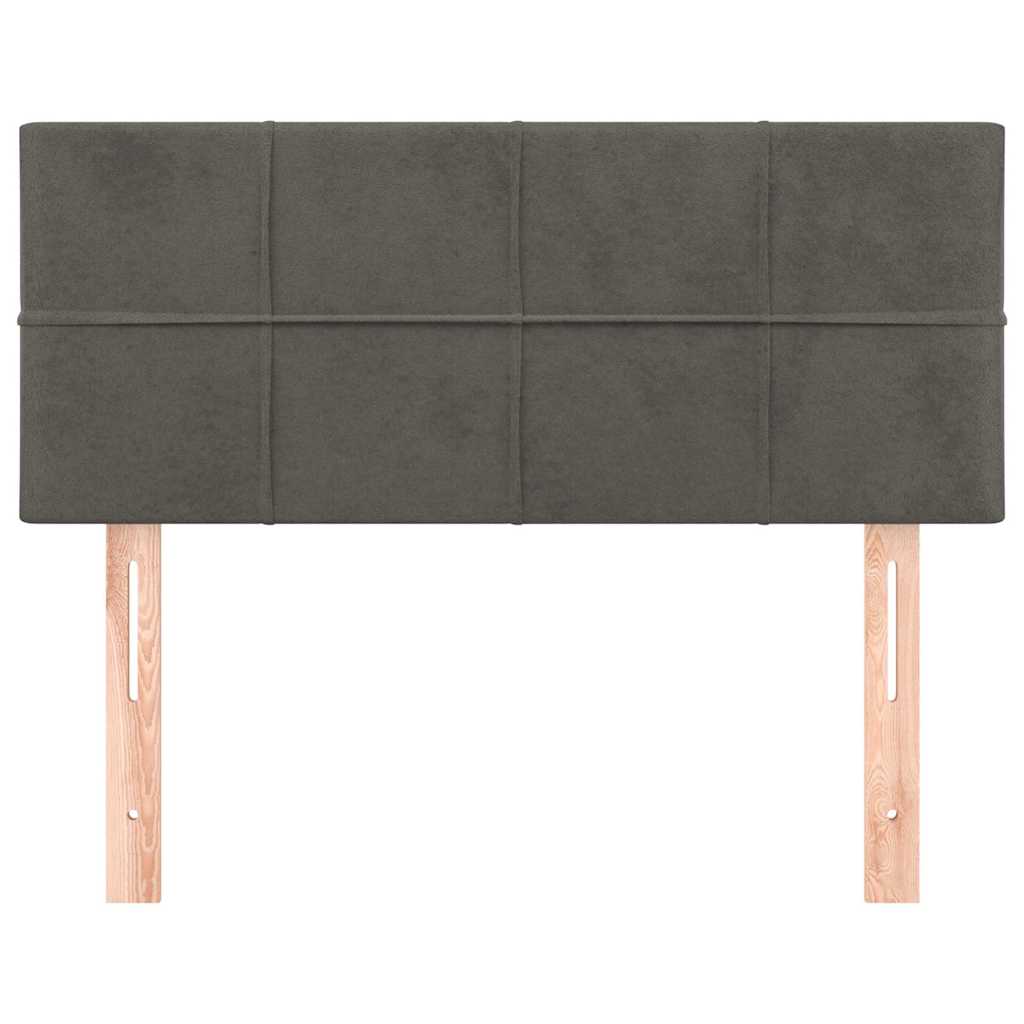 Vidaxl hoofdbord 100x5x78 88 cm fluweel donkergrijs