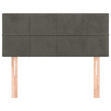 Vidaxl hoofdbord 100x5x78 88 cm fluweel donkergrijs