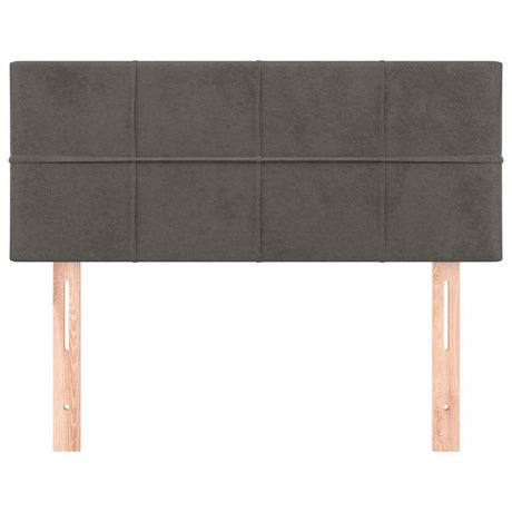 Vidaxl hoofdbord 100x5x78 88 cm fluweel donkergrijs