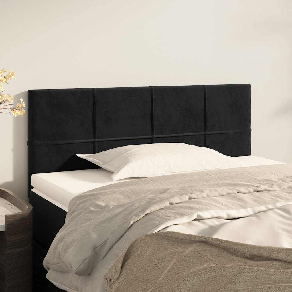 Vidaxl hoofdbord 100x5x78 88 cm fluweel zwart