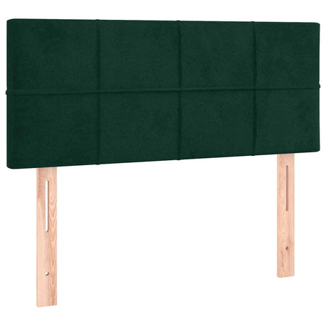 Vidaxl hoofdbord 100x5x78 88 cm fluweel donkergroen