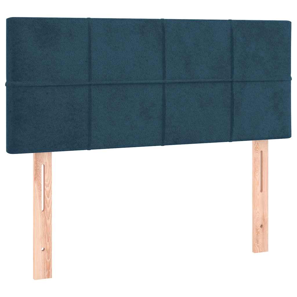 Vidaxl hoofdbord 100x5x78 88 cm fluweel donkerblauw