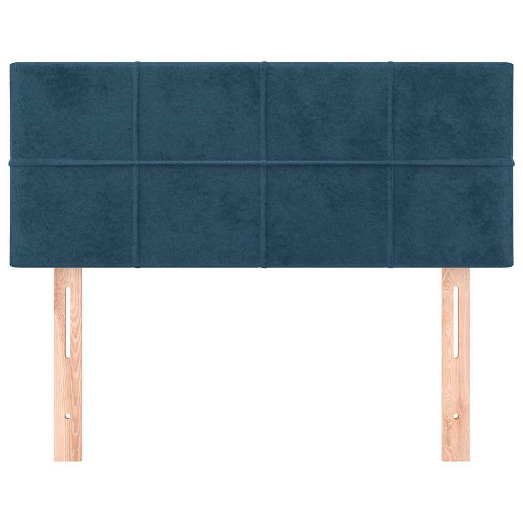 Vidaxl hoofdbord 100x5x78 88 cm fluweel donkerblauw