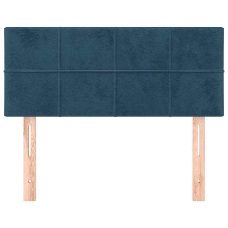 Vidaxl hoofdbord 100x5x78 88 cm fluweel donkerblauw
