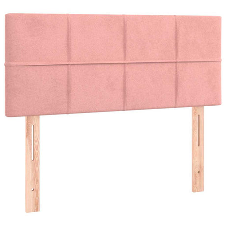 Vidaxl hoofdbord 100x5x78 88 cm fluweel roze