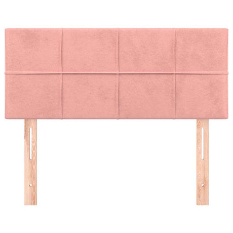 Vidaxl hoofdbord 100x5x78 88 cm fluweel roze