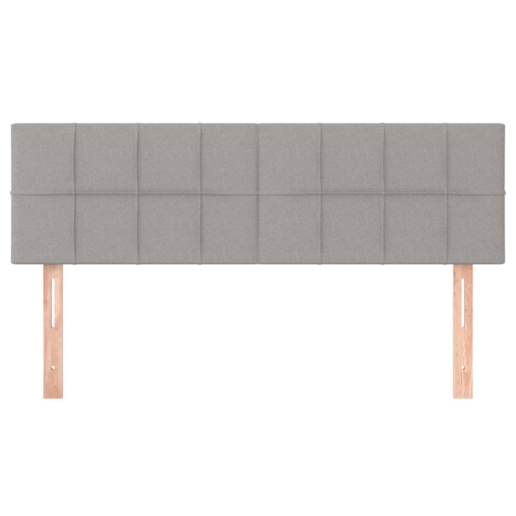 Vidaxl hoofdborden 2 st 72x5x78 88 cm stof lichtgrijs