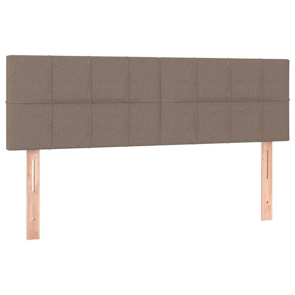 Vidaxl hoofdborden 2 st 72x5x78 88 cm stof taupe