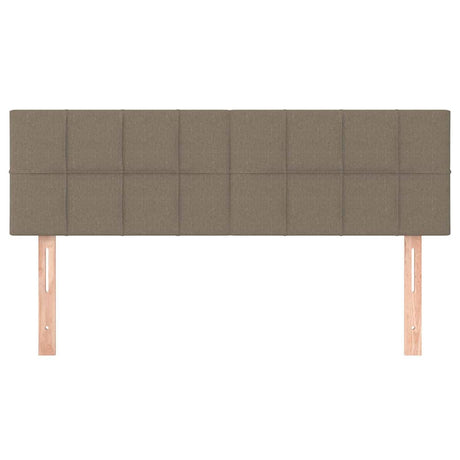 Vidaxl hoofdborden 144x5x78 88 cm stof taupe