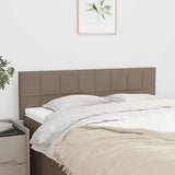 Vidaxl hoofdborden 2 st 72x5x78 88 cm stof taupe