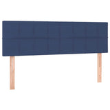 Vidaxl hoofdborden 2 st 72x5x78 88 cm stof blauw