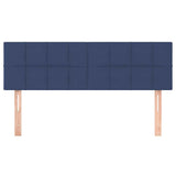 Vidaxl hoofdborden 2 st 72x5x78 88 cm stof blauw