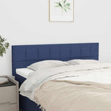 Vidaxl hoofdborden 2 st 72x5x78 88 cm stof blauw