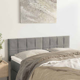 Vidaxl hoofdborden 2 st 72x5x78 88 cm fluweel lichtgrijs