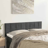 Vidaxl hoofdborden 2 st 72x5x78 88 cm fluweel donkergrijs