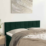 Vidaxl hoofdborden 2 st 72x5x78 88 cm fluweel donkergroen