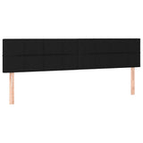 Vidaxl hoofdborden 2 st 80x5x78 88 cm stof zwart