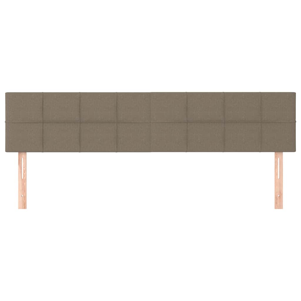 Vidaxl hoofdborden 2 st 80x5x78 88 cm stof taupe