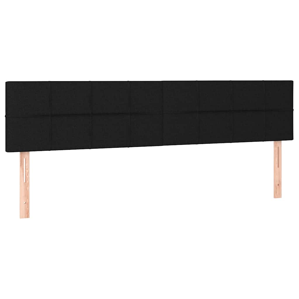 Vidaxl hoofdborden 2 st 90x5x78 88 cm stof zwart