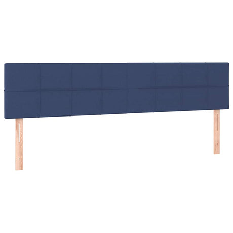 Vidaxl hoofdborden 180x5x78 88 cm stof blauw