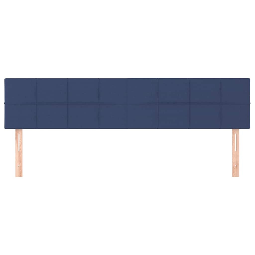 Vidaxl hoofdborden 2 st 90x5x78 88 cm stof blauw