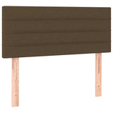 Vidaxl hoofdbord 80x5x78 88 cm stof donkerbruin