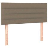 Vidaxl hoofdbord 80x5x78 88 cm stof taupe