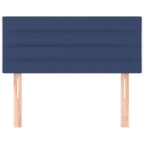 Vidaxl hoofdbord 80x5x78 88 cm stof blauw