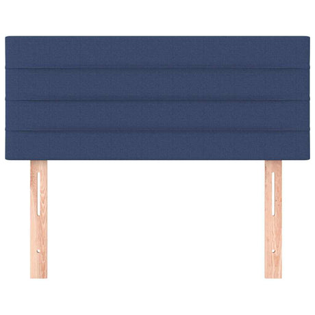 Vidaxl hoofdbord 80x5x78 88 cm stof blauw