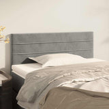 Vidaxl hoofdbord 80x5x78 88 cm fluweel lichtgrijs