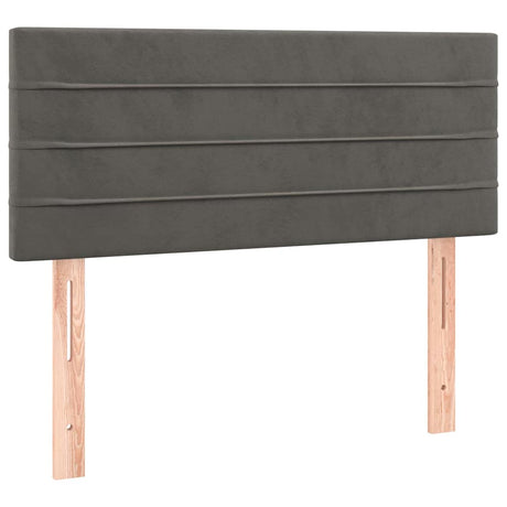 Vidaxl hoofdbord 80x5x78 88 cm fluweel donkergrijs
