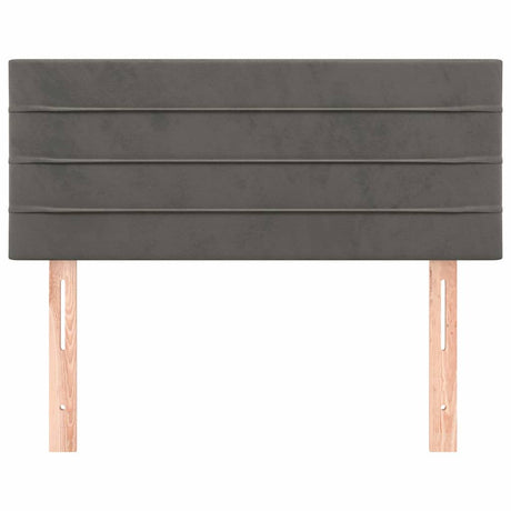Vidaxl hoofdbord 80x5x78 88 cm fluweel donkergrijs
