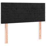 Vidaxl hoofdbord 80x5x78 88 cm fluweel zwart