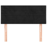 Vidaxl hoofdbord 80x5x78 88 cm fluweel zwart
