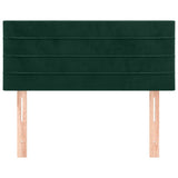Vidaxl hoofdbord 80x5x78 88 cm fluweel donkergroen