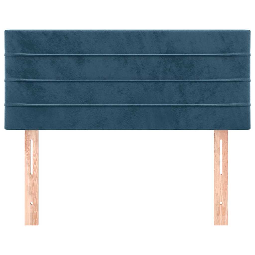 Vidaxl hoofdbord 80x5x78 88 cm fluweel donkerblauw