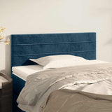 Vidaxl hoofdbord 80x5x78 88 cm fluweel donkerblauw