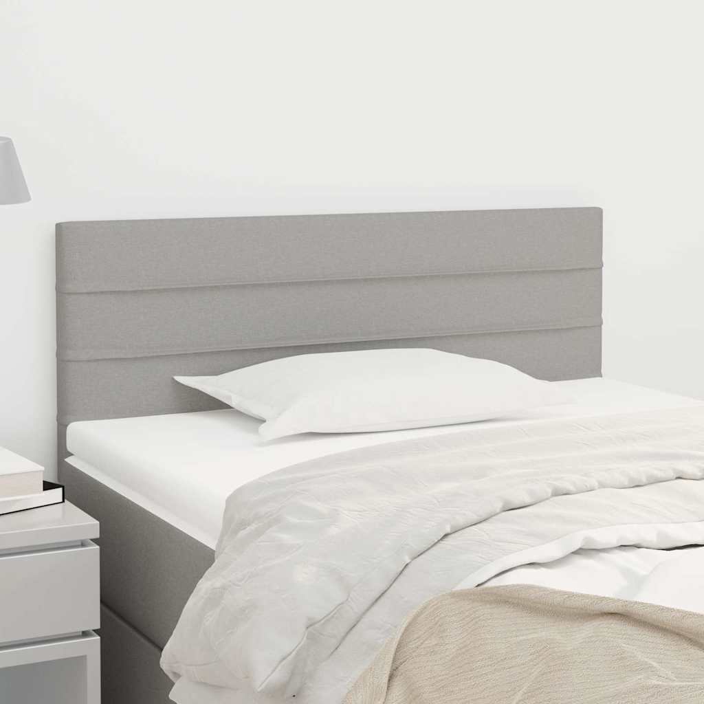Vidaxl hoofdbord 90x5x78 88 cm stof lichtgrijs