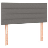 Vidaxl hoofdbord 90x5x78 88 cm stof donkergrijs