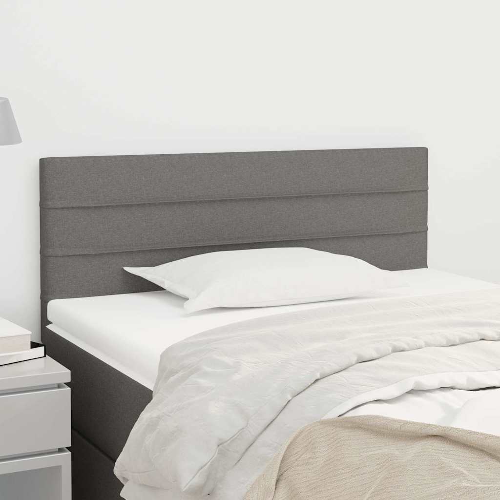 Vidaxl hoofdbord 90x5x78 88 cm stof donkergrijs